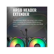 Cooler Master MasterFan MF120 Halo [Addressable Gen 2 RGB] - Duo-Ring 2nd Gen. ARGB Lighting 120mm PWM Fan with 24 Independently-Controlled LEDS, Absorbing Rubber Pads, PWM Static Pressure
