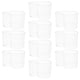 thumbnail image 1 of ColoMX 10pcs tazas de postres multifunción tazas de mousse en forma de corazón tiramisu, 1 of 7