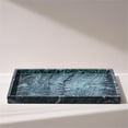 thumbnail image 2 of Meridian Furniture Barletta Green Rectangular Marble Tray, 2 of 6