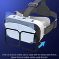 thumbnail image 3 of Yoidesu Auriculares VR para Teléfono, Gafas VR de Realidad Virtual para Teléfonos de 4,7 a 7 Pulgadas, Gafas Distancia Interpupilar Ajustable de 58,5 a 70,5, 3 of 17