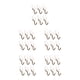 thumbnail image 3 of Cateissary Pack of 6 Bathroom Storage Hangers Removable Household Wall Holder Self-adhesive Hooks Organizer Plastic Organization Type2 NO2, 3 of 5