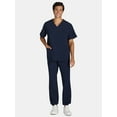 thumbnail image 2 of Generic Men's Scrub V-Neck Top, Sizes XS-3XL, 2 of 5