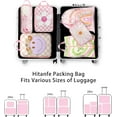 thumbnail image 4 of 6 Pcs Compression Packing Cubes Travel for Suitcases, Waterproof Luggage Organizer Washable Storage Bags Set - Packaging Cubes for Backpack Travel Perfect for Carry-Ons and Storage, 4 of 6