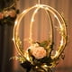 thumbnail image 4 of Anillo atrapasueños de madera de bambú para decoración, aro de bordado circular, arte artesanal, flor colgante, corona de boda, fiesta, 5 piezas, 9-30cm, 4 of 4