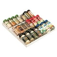 thumbnail image 5 of mDesign Expandable Plastic Spice Rack Kitchen Drawer Organizer - 3 Tiers - Cream, 5 of 8