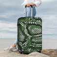 thumbnail image 4 of Uemuo Green Snakeskin Printed Washable Luggage Cover - Fashion Suitcase Protector Fits 18-32 Inch Luggage -X-Large, 4 of 9