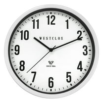 9" SIMPLE WHITE WALL CLOCK