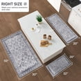 thumbnail image 2 of Kitchen Rugs Sets of 3 Non Slip Washable Kitchen Mats for Floor, Waterproof Abstract Kitchen Runner Rug, Floor Mat Carpet for Hallway, Laundry, Sink, Entryway, Bathroom, Grey, 2 of 5