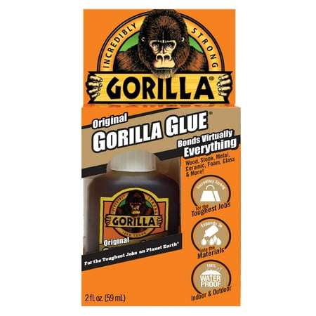 Gorilla Original Glue, 2 Fl. Oz. (Best Glue For Craft Foam Cosplay)