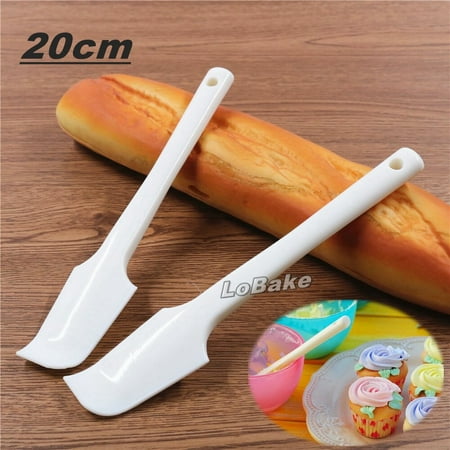 

(2pcs/lot) 20cm curved style silicone butter spatula spreader pastry mixing stiring for DIY ca decoration tools