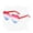 B, variant on FEOLGEHLY 4th of July Decorations, Independence Day Memorial Day Home Decor, 4th Of July Sunglasses Red White Blue Gradient Party Glasses for Independence Day Patriotic Celebration 4 Styles Available