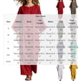 thumbnail image 3 of BRELIL Women Plus Size Two Piece Set Round Neck Batwing Sleeve Tops Wide Leg Pants Casual Loungewear Solid Boho Vacation Outfits Loose Travel Tracksuit, White XL, 3 of 7