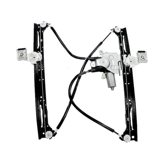 Front Right Power Window Regulator and Motor Assembly - Compatible with 2003 - 2009 GMC Envoy Sport Utility 4-Door 4.2L 6-Cylinder Naturally Aspirated DOHC GAS 2004 2005 2006 2007 2008