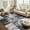 Brown -01, variant on Ultrug Fluffy Rugs for Bedroom Abstract Area Rug for Living Room Decor Nursery Carpet,6'x9',Blue