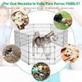 thumbnail image 3 of Corral plegable para mascotas parque de juegos con puerta 24 x 30, 3 of 8