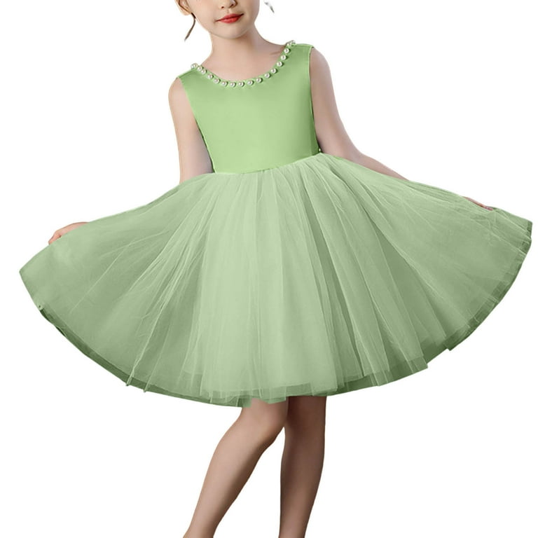 Jinhomg Girls Formal Dress Sleeveless Tutu Midi Dresses Princess Tulle Dress Birthday Party Wedding Performance Costume Mint Green 150 - Walmart.com Jinhomg Girls Formal Dress Sleeveless Tutu Midi Dresses Princess Tulle Dress Birthday Party Wedding Performance Costume Mint Green 150 - Walmart.com