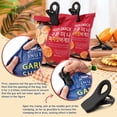 thumbnail image 4 of 6 Pack Black Magnetic Clips for Food Packages, Chip Clips Bag Clips for Fridge, 4 of 5