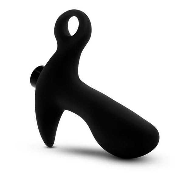 Blush Anal Adventures Platinum Silicone Vibrating Prostate Massager 01 - Black