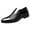 Black, variant on New Large Size Mens Business Leather Shoes Pointed Toe Mens Shoes Casual Loafers