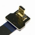 thumbnail image 6 of Xiwai CYFPV Up Angled 90 Degree FPV Micro HDMI Male to Mini HDMI Female FPC Flat Cable 10cm for FPV HDTV Multicopter Aerial Photography, 6 of 7