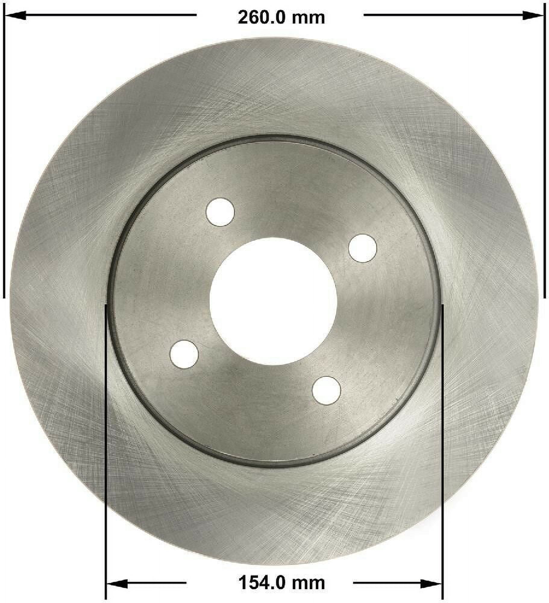 BENDIX PRT6150 Bendix Brake Rotor Fits select: 2012-2018 NISSAN VERSA, 2014-2018 NISSAN VERSA NOTE