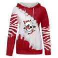 thumbnail image 1 of Blusa de manga larga con estampado de Halloween informal a la moda para mujer, jersey con capucha, Tops, sudadera Fridja  bvmnju5195, 1 of 5