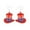 Multicolor-5B, variant on karymi A Pair of Red White Blue Faux Leather Patriotic Earrings Star Bow Flag Design for 4th of July Independence Day Party Jewelry Women Accessories Fourth of July Decorations
