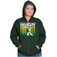 thumbnail image 4 of Popeye Sorry I Was Hangry Funny Retro Zip Up Hoodie Men's Women's Brisco Brands X, 4 of 6
