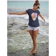 thumbnail image 3 of Pipeline Waveflower Good-Vibes Trend - T-shirt Women's, 3 of 4
