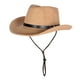thumbnail image 2 of Etiqueta: Sombrero de Sol de paja 100% | Sombrero de Sol de paja Caqui Hugo sombreros para el sol para mujeres, 2 of 10