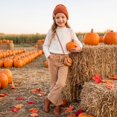 thumbnail image 6 of Kids Long Sleeve Shirt Girls 10-12 Casual Lettuce Trim Mock Neck T-Shirts for Kids Girls Fall Basic Top for Girls Cotton Girls Layer Top, 6 of 8