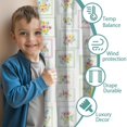 thumbnail image 3 of Pioneer Flower Floral Print Pattern Insulated Teens Curtains Set Of 2, Bedroom Essentials, Toddler Room Decor 52"x84", 3 of 5