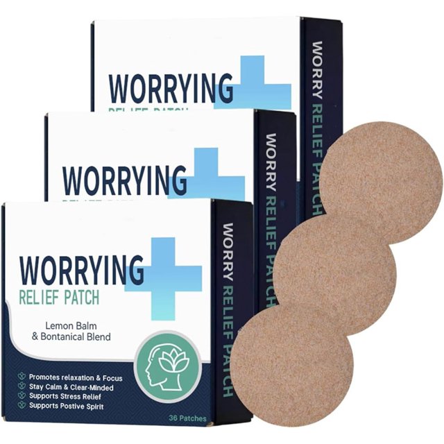 Worrying Relief Patch, Relaxing Relieve Anxiety Stress Acupoint Patches