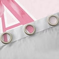 thumbnail image 4 of Manfei Letter A Monogrammed Black Out Curtains,Cute Cartoon Bowtie Curtains Pack of 2 (42x63 Each),Pink Bow Tie Bedroom Curtains For Girls Kids,Microfiber Room Decorative, 4 of 6