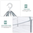 thumbnail image 4 of BESTYASH 1-Piece Rectangular Laundry Drying Rack, Space-Saving Design Perfect for Dorm Rooms and Small Living Areas, 4 of 8