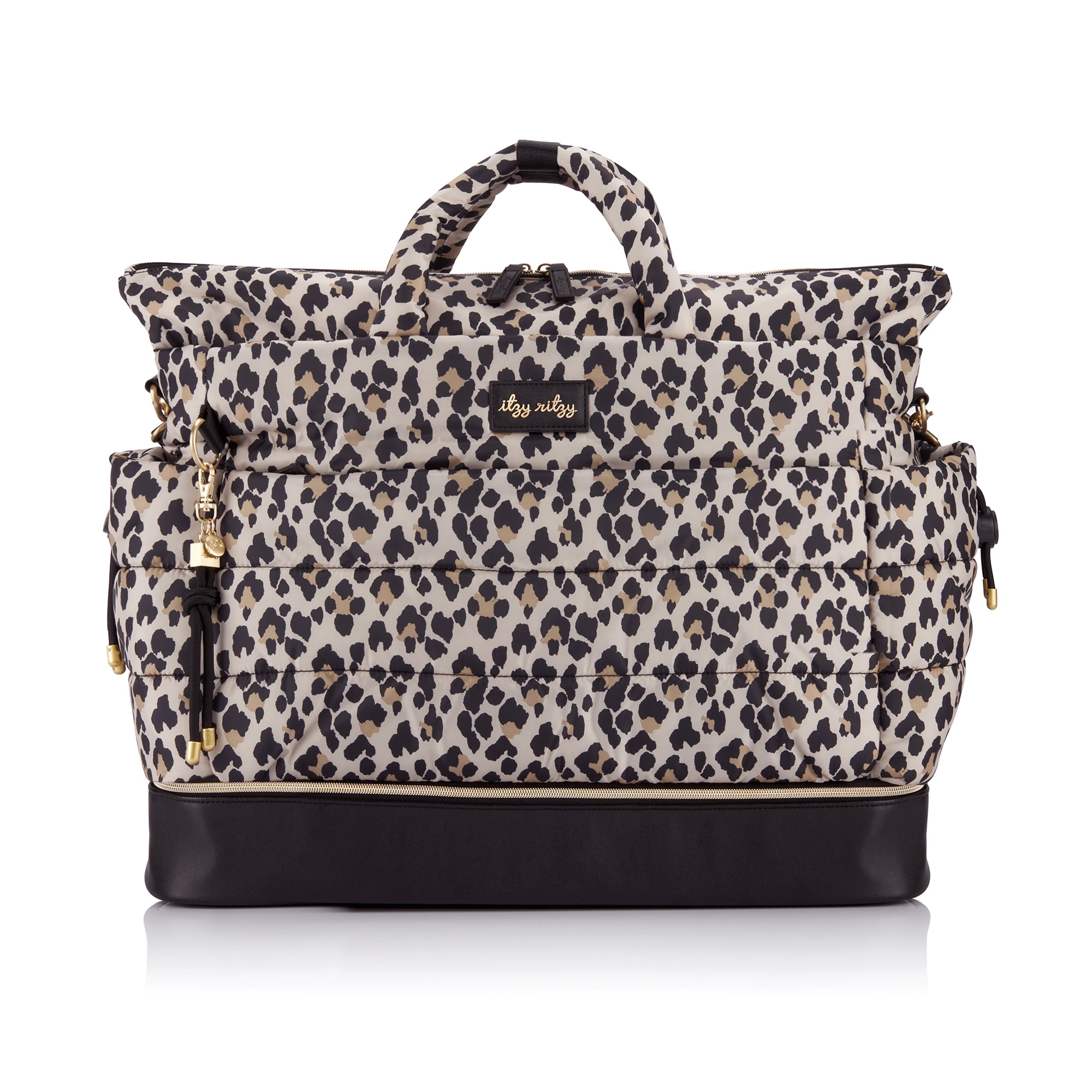 (Open Box) Itzy Ritzy Dream Weekender Polyester Leopard