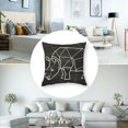 thumbnail image 5 of Abstract Origami Rhinoceros Geometric Shape Throw Pillow Sleeping Sofa Cushion Cover, 5 of 7