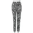 thumbnail image 5 of ClodeEU Women High Waist Pants Pockets Vacation Casual Printing Long Pants, 5 of 6