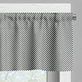 thumbnail image 3 of Ambesonne Checkered Window Valance, Classical Chessboard, 54" X 12", Grey White, 3 of 5
