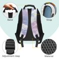 thumbnail image 6 of HUIACONG Sky Star Pink Axolotl Backpack for Girls, Functional 4PCS Set Including Water Bottle and Lunch Bag, Daily School Bag for Girls Teens Ages 12-16, 6 of 7