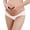 White, variant on Maternity Nursing Underwear for Women Under the Belly Lightweight Cozy Breathable Cotton Pregnancy Panties Plus Size Low Rise Briefs White M