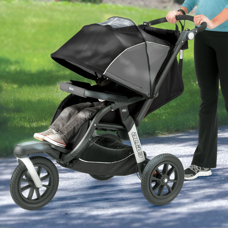 Chicco Activ3 Jogging Stroller - Eclipse (Grey) 