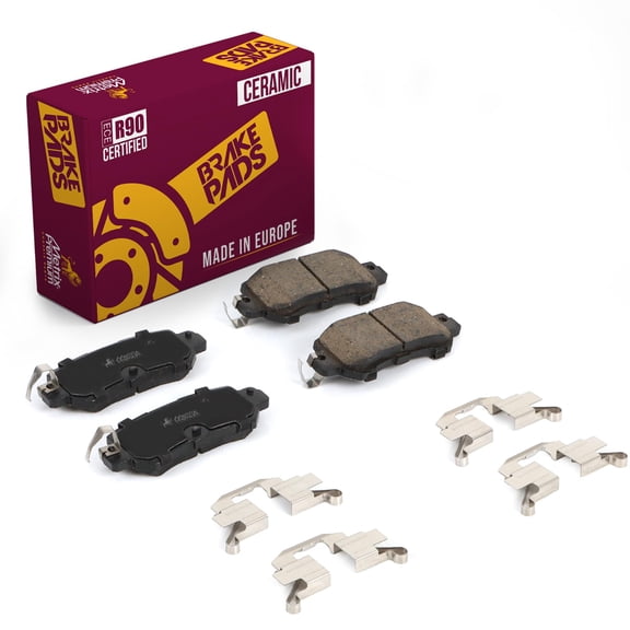 Metrix Premium Chassis Parts - Rear Ceramic Disc Brake Pad Set D1624 Fits 2013-2015 Mazda CX-5, 2016-2018 Mazda CX-3, Made in Europe