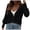 Black, variant on IROINNID Womens Sweater Button Down V-Neck Pullover Sweater Solid Color Casual Mid-Length Long Sleeve Knitting Buttons Hollow Out Sweaters Tops