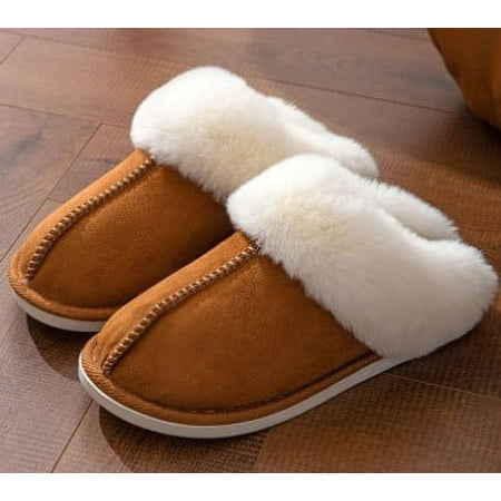 

Women s Fuzzy Memory Foam Slippers Fluffy Winter House Shoes Indoor and Outdoor