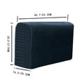 thumbnail image 2 of Chair Arm Protectors Sofa Armrest Cover Stretch Armchair Slipcover Protector Elastic Home Office Recliner Couch Loveseat Cloth matcha green, 2 of 7