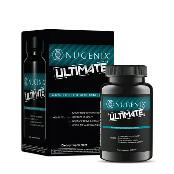 Nugenix Ultimate Free Testosterone Booster for Men, 56 Count