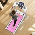 thumbnail image 5 of Ambifirner 2.5HP Electric Exercise Treadmill with Adjustable Speed Running Walking Pad Treadmill with LED Display for Home Gym 265 LBS Pink, 5 of 8