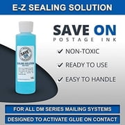 Save On Postage Ink E-Z Seal Envelope Sealing Solution, Sure Seal Moistener, 4 Pint Size Bottles