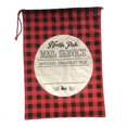 thumbnail image 3 of Bolsa de Navidad a cuadros blanco y negro Bolsa de regalo de Navidad bolsillo con cordón Bolsa de Navidad - cuadros rojos y negros ANGGREK Otros, 3 of 8